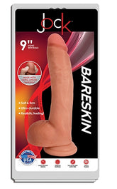 Jock 9 Inch Bareskin Dong with Balls Vanilla Dongs Realistic